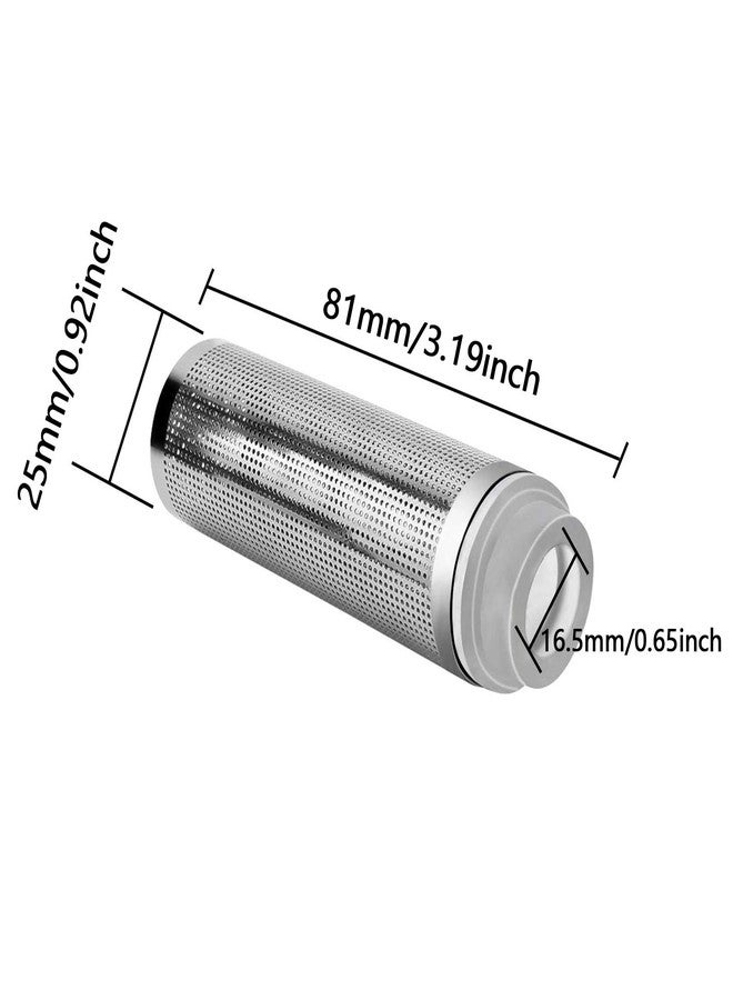 NGe 2pcs Aquarium Filter Inflow Inlet Basket Mesh Shrimp Protect Aquarium Filter Guard,Intake Strainer Filter Pre-Filter Tube(Large,Acrylic) - Image 2